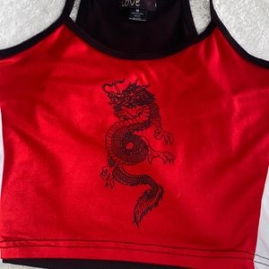 Dragon crop top